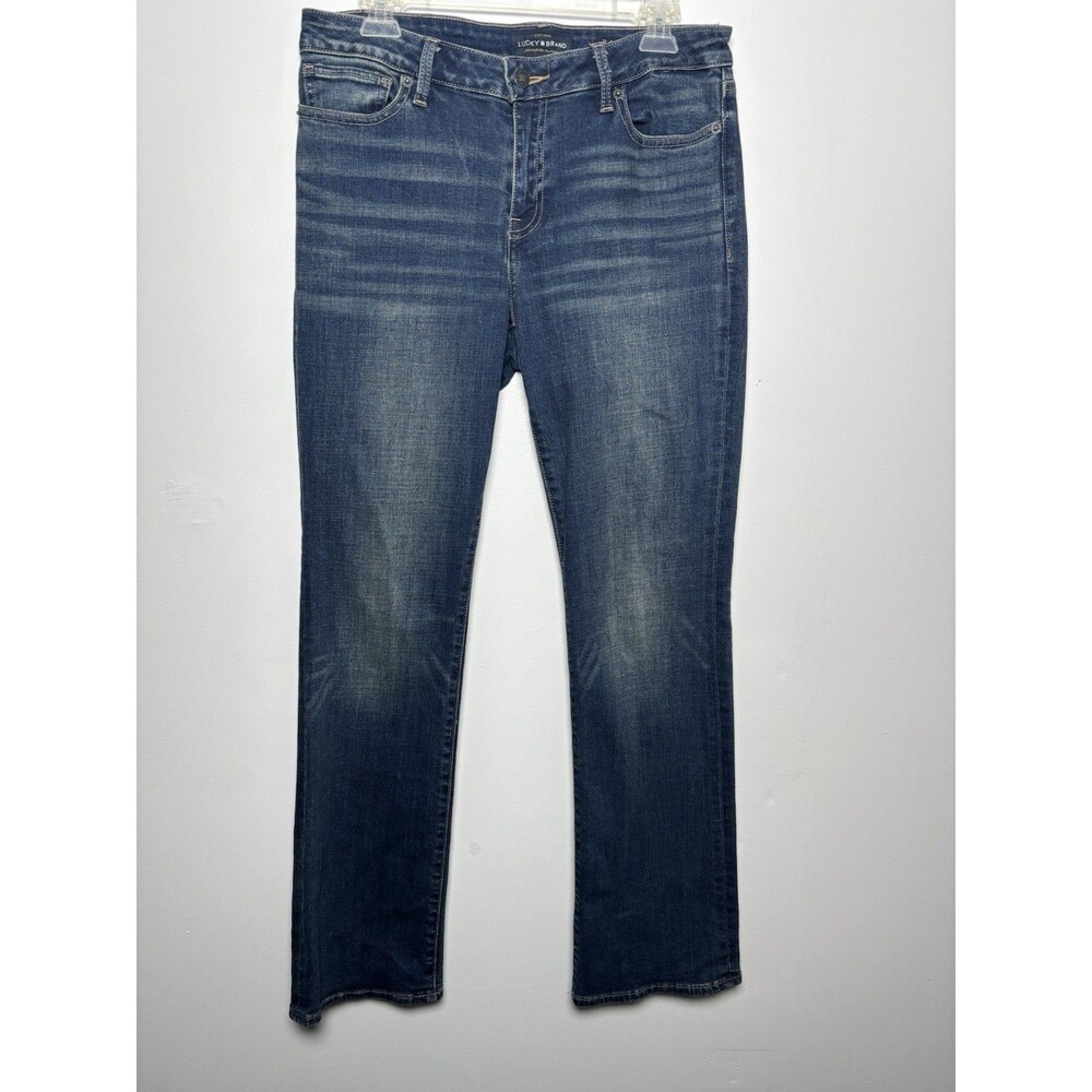 Lucky Brand Lolita Women’s 12 Bootcut Jeans Blue Dark Wash High Rise